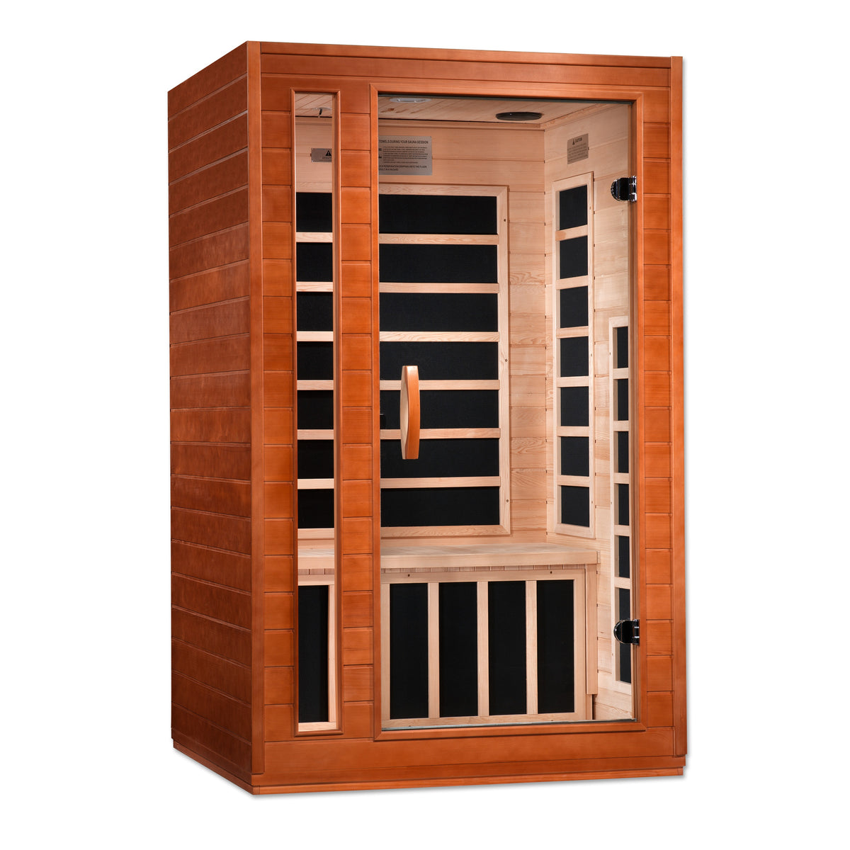 Dynamic Cordoba Elite DYN-6203-01 2-person Ultra Low EMF FAR infrared sauna manufacturer exterior view