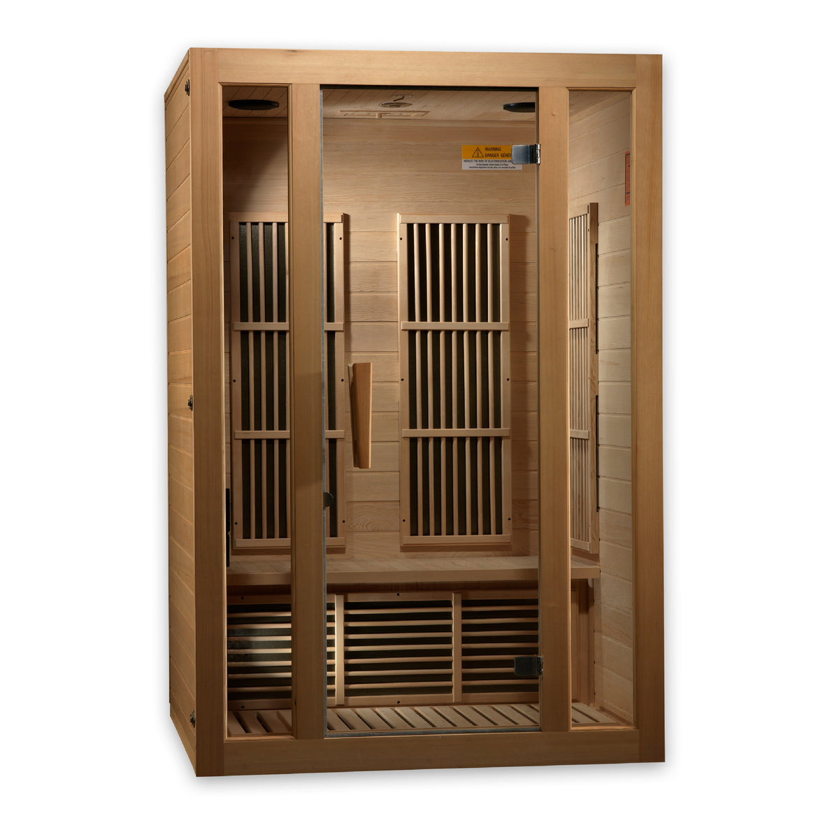 Maxxus Seattle MX-J206-01 2-person Low EMF FAR infrared sauna alternate manufacturer view