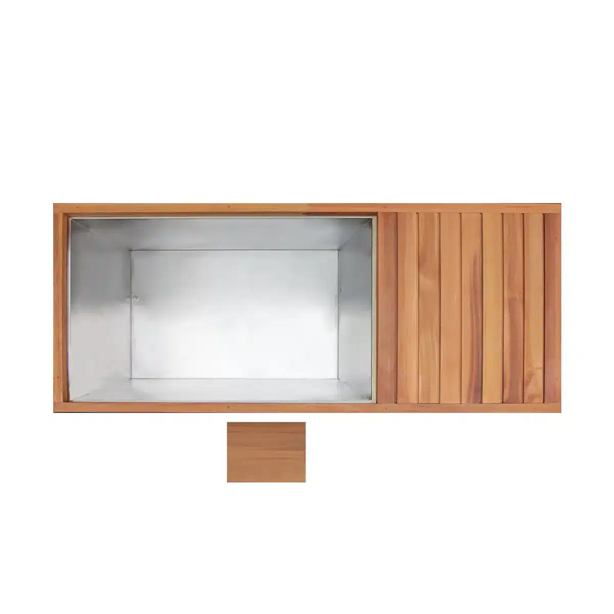 Top view of the Recovery Legacy CT-14 stainless-steel immersion tub