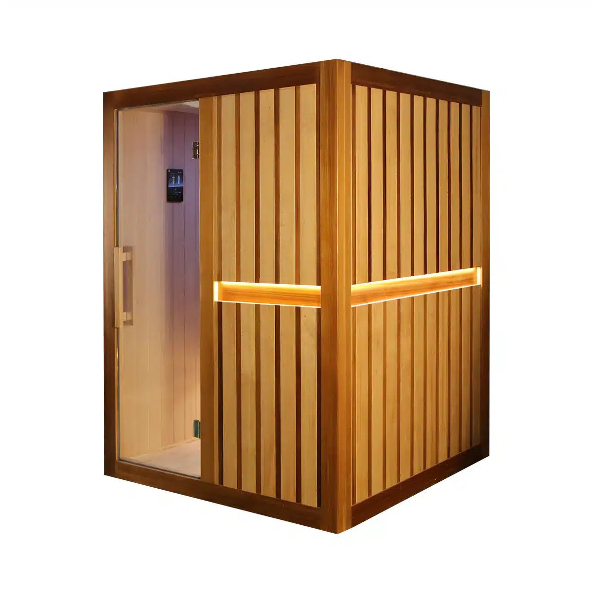 Bropool IS-1504 far infrared indoor sauna, alternate side view