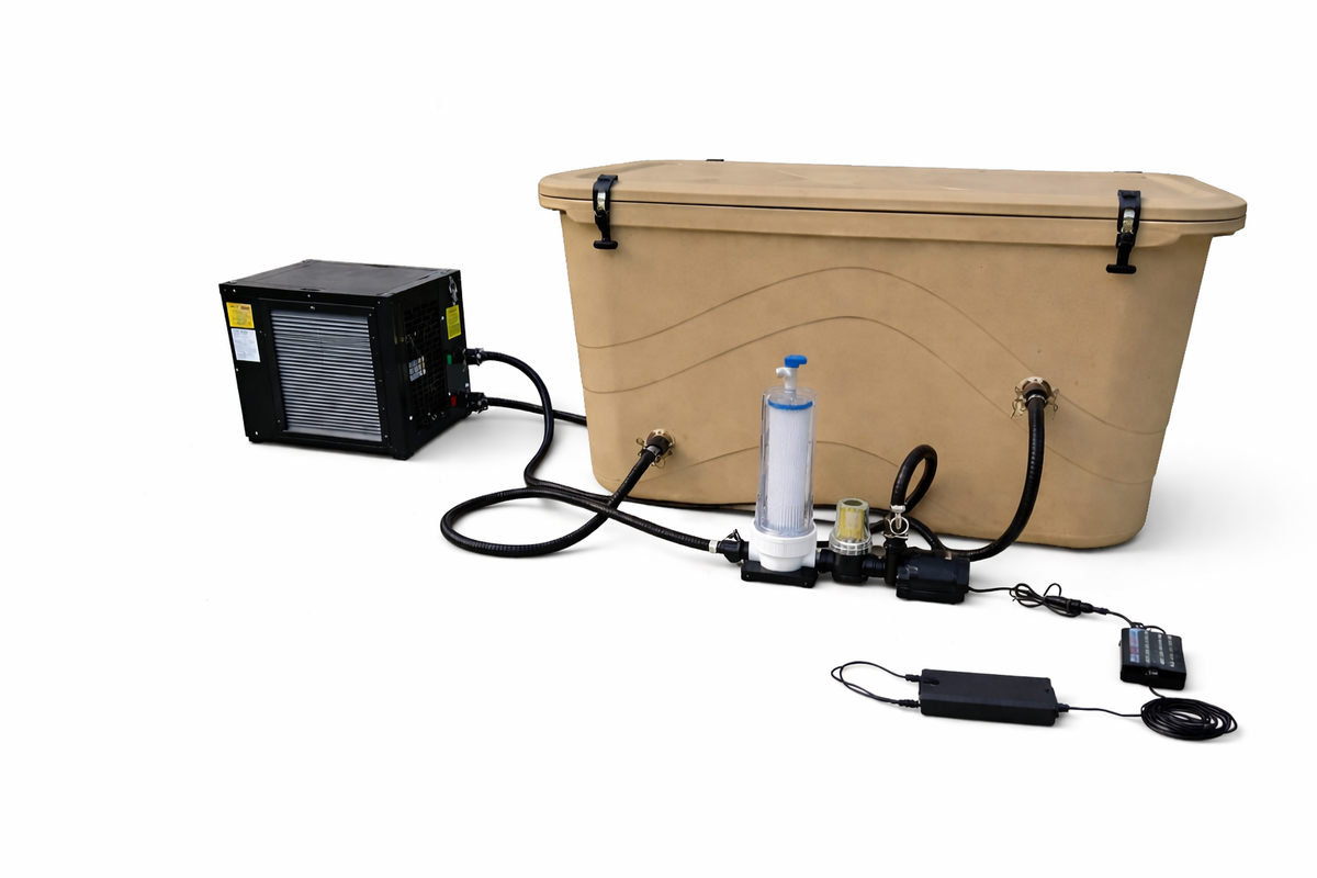 Frozin 400 Complete System in Tan with chiller and filtration