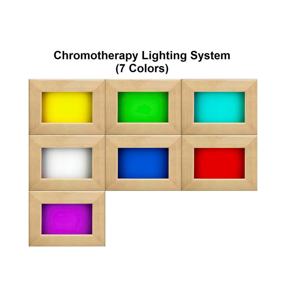 Golden Designs seven-color chromotherapy lighting system