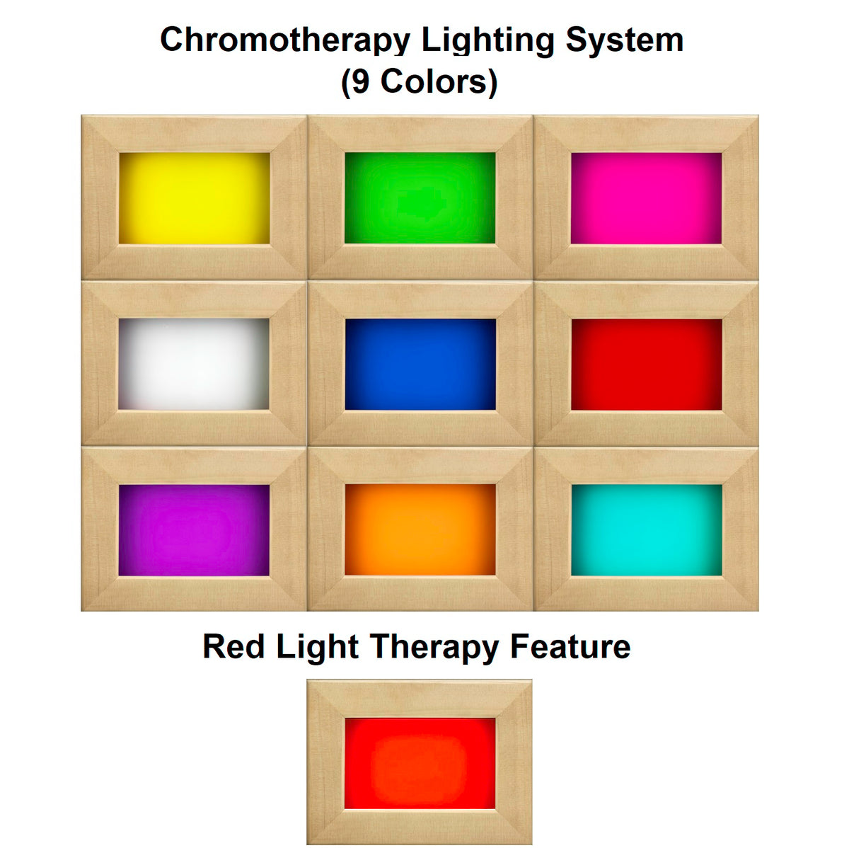 Dynamic Heming Elite DYN-6225-02 chromotherapy lighting system with red-light feature