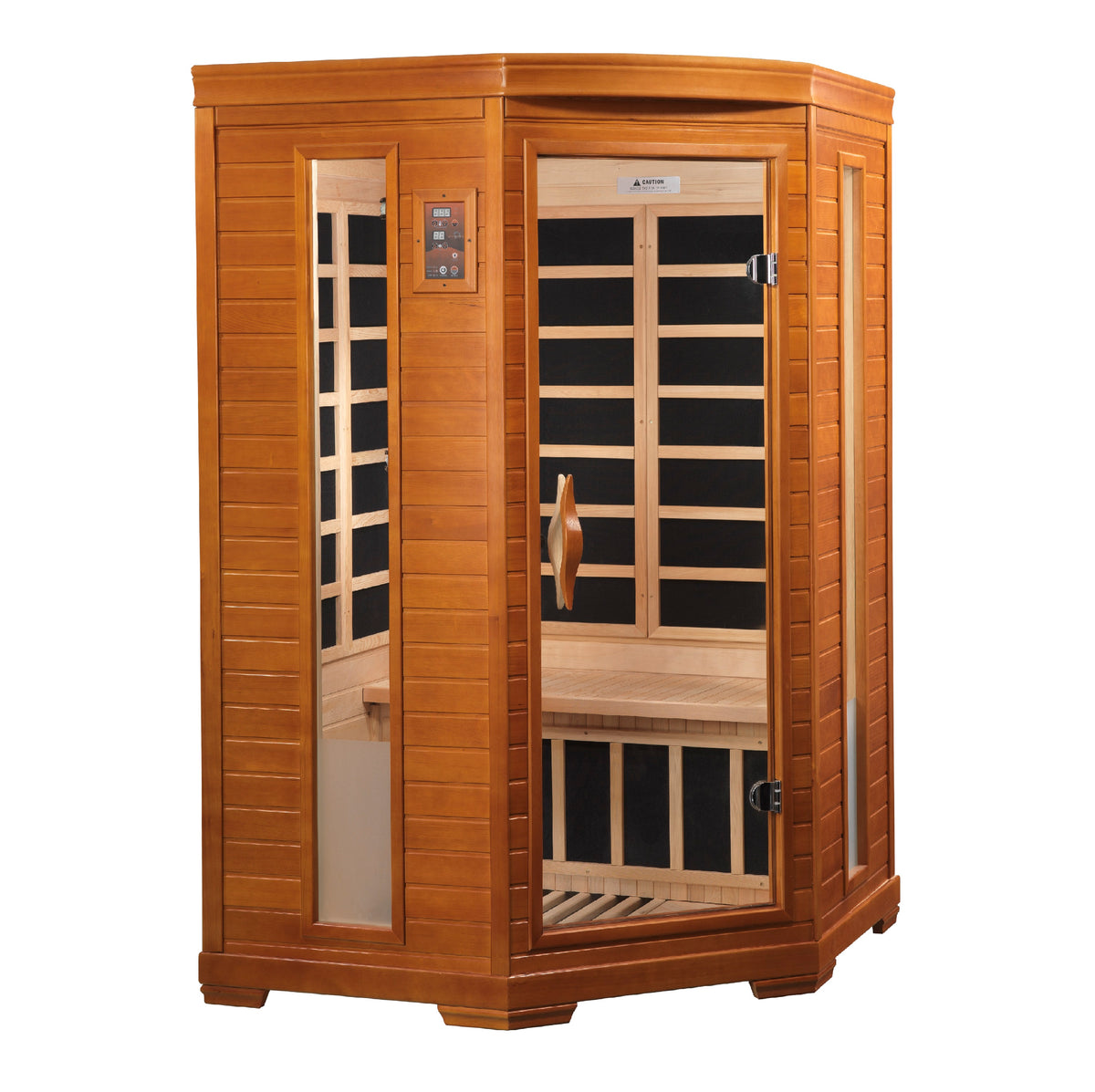 Dynamic Heming Elite DYN-6225-02 2-person Ultra Low EMF FAR infrared sauna manufacturer exterior view