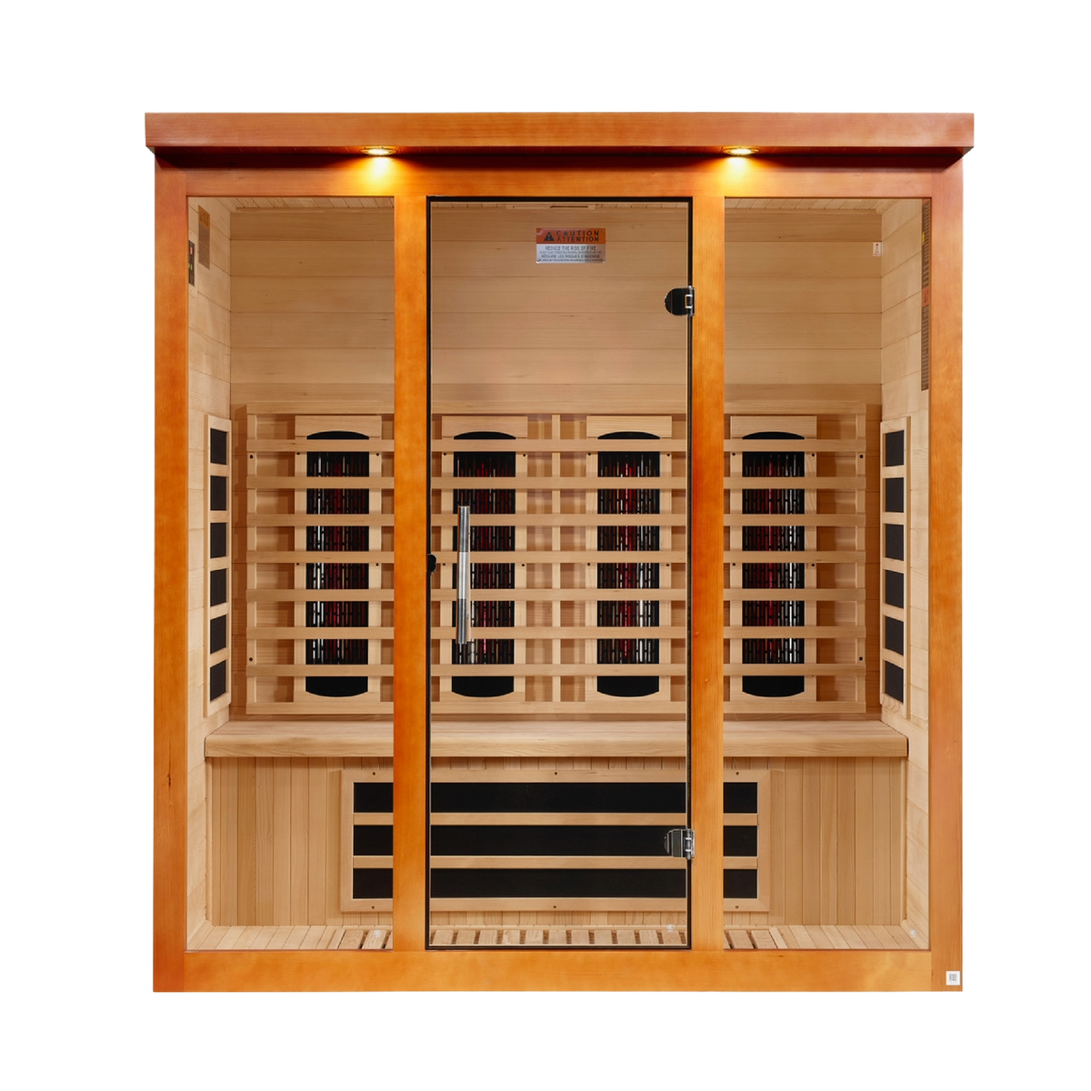 Dynamic Vila Grande DYN-6415-03 4-person full-spectrum infrared sauna manufacturer exterior view