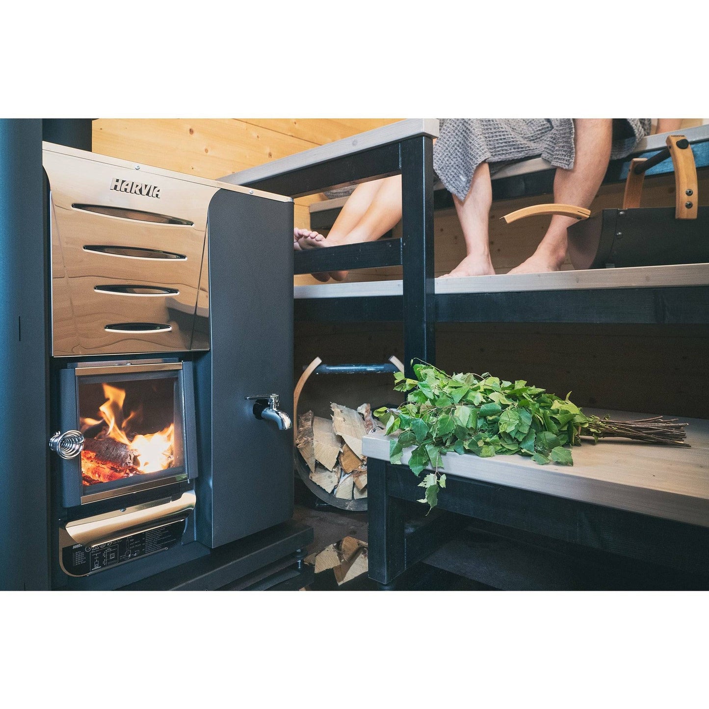 Harvia Pro Wood Burning Sauna Stove - Finnish Sauna Builders