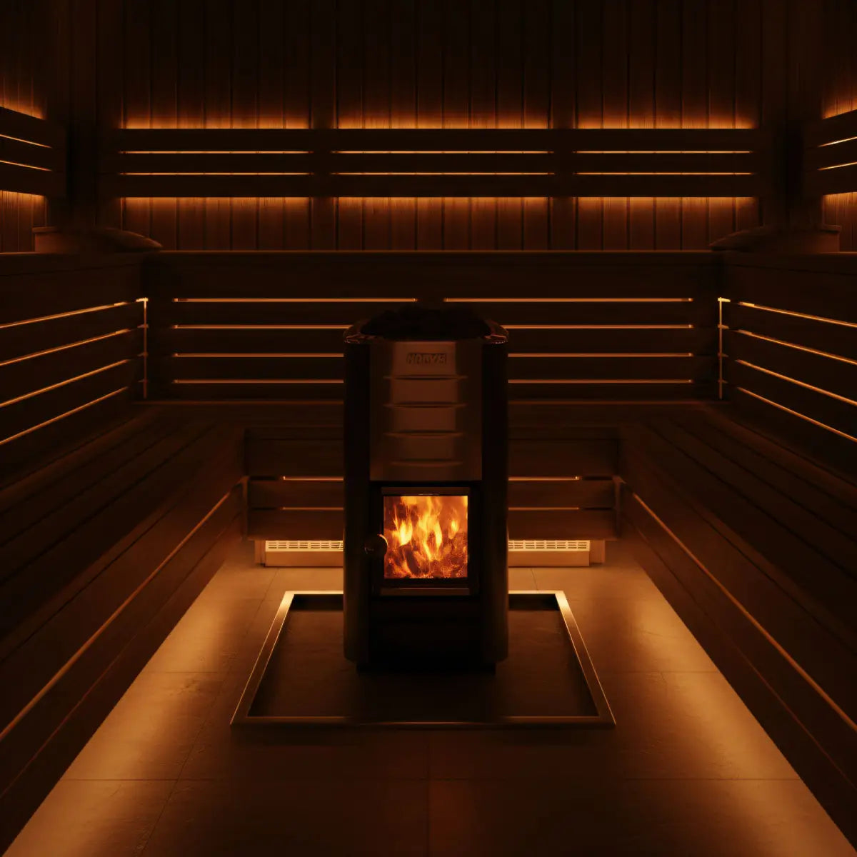 Harvia M3 Wood Burning Sauna Stove - Finnish Sauna Builders