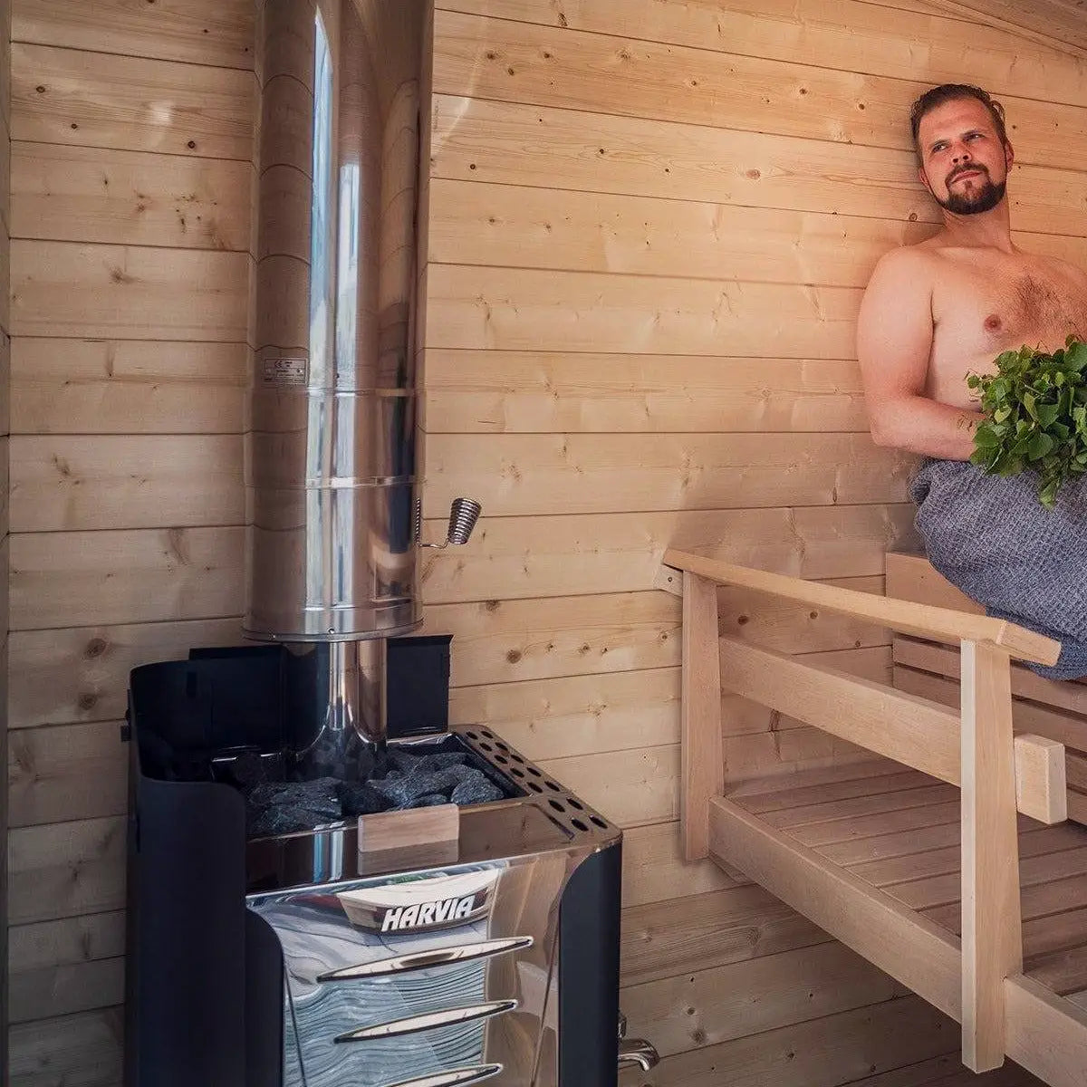 Harvia Pro Wood Burning Sauna Stove - Finnish Sauna Builders