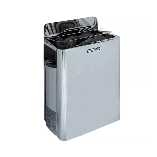 Harvia Wall Sauna Heater with Built-In Controls - Finnish Sauna Builders
