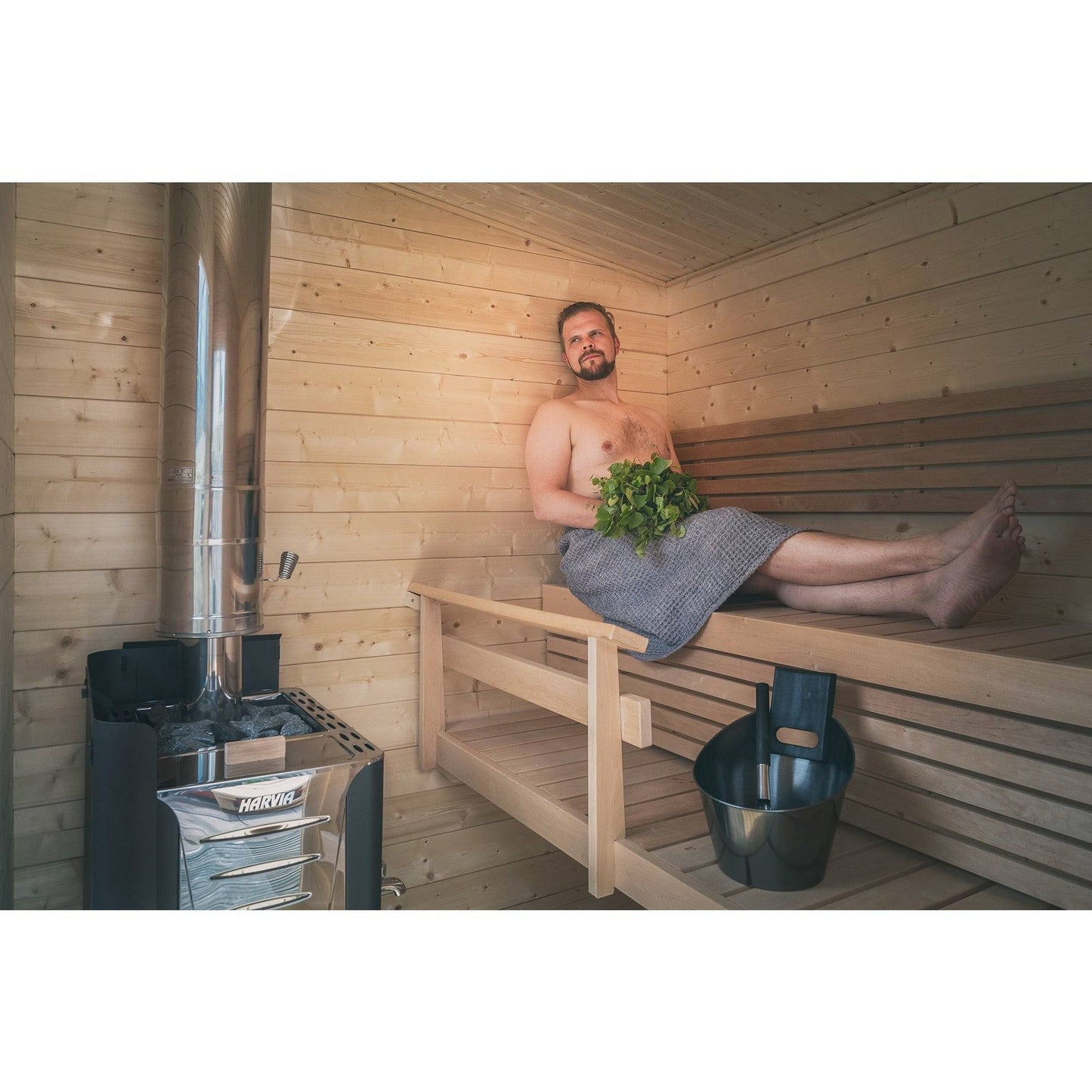 Harvia Pro Wood Burning Sauna Stove - Finnish Sauna Builders