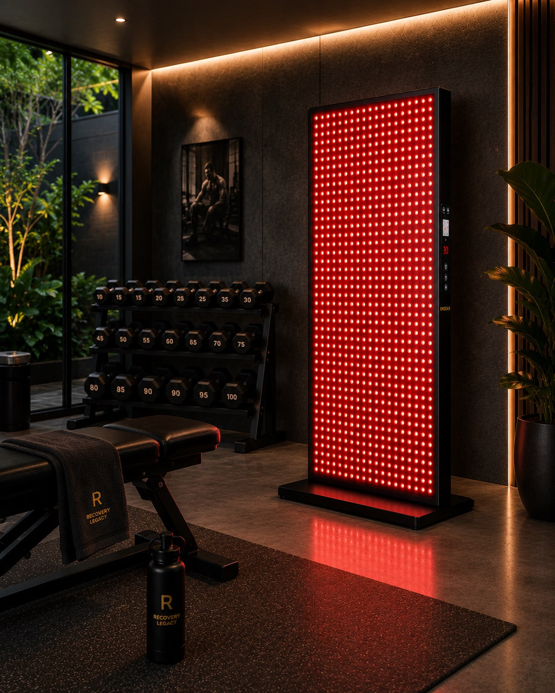 EXESAS Dual-Chip Full Body Red Light Therapy Panel