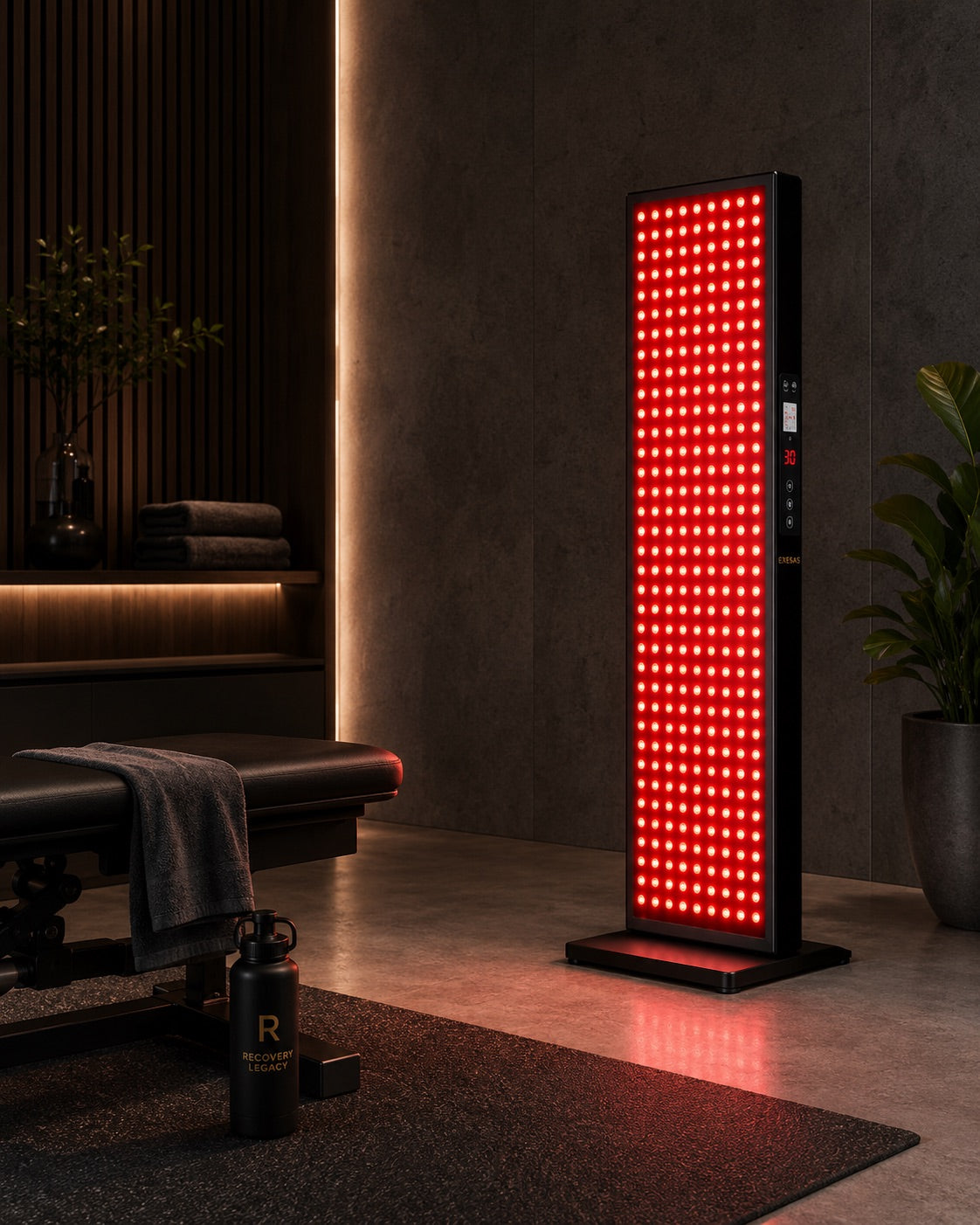 EXESAS Dual-Chip Full Body Red Light Therapy Panel