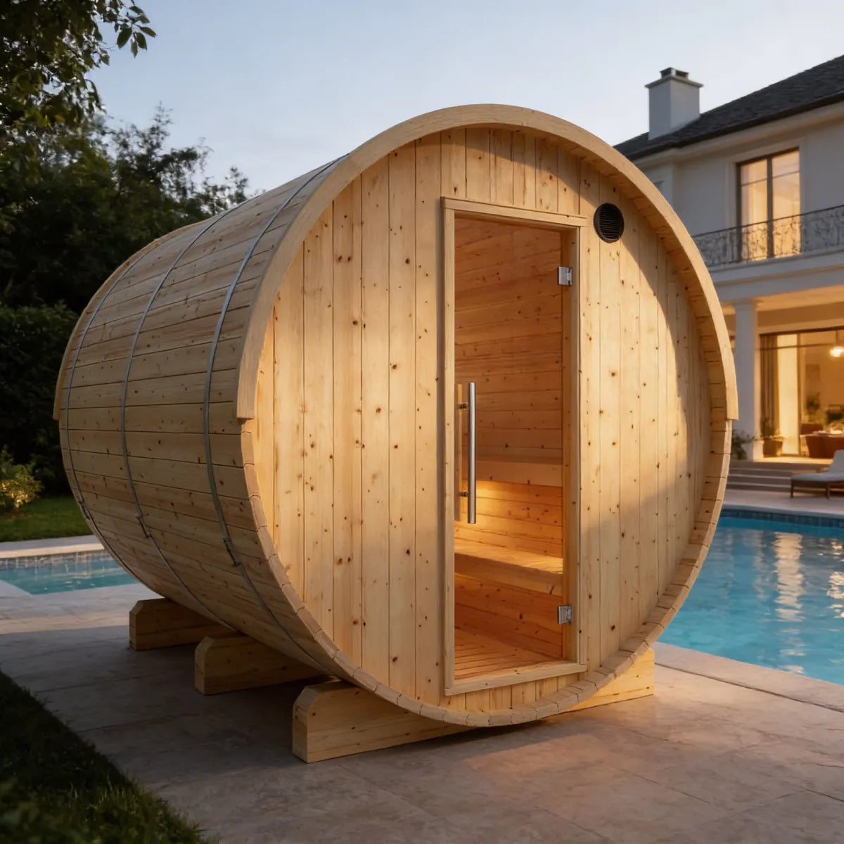 Vassa Finnish Barrel Sauna with WiFi Heater — additional product view 2