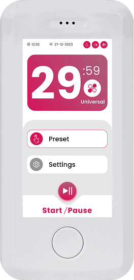 Vital Remote preset mode control interface for compatible Vital 2.0 devices