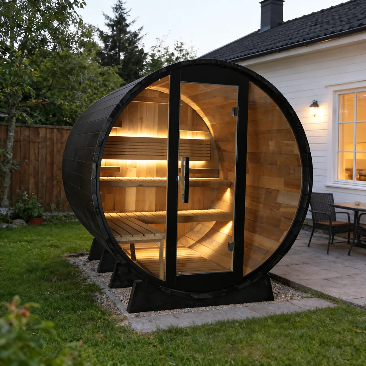 Bropool BP-BS2124 Barrel Outdoor Sauna | Recovery Legacy