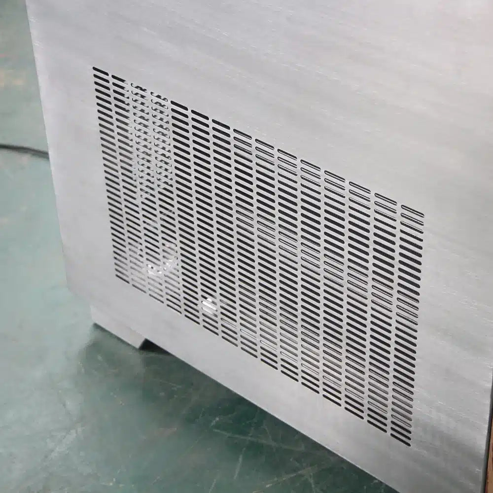 Service-side detail of the Recovery Legacy CT-22 integrated cooling enclosure