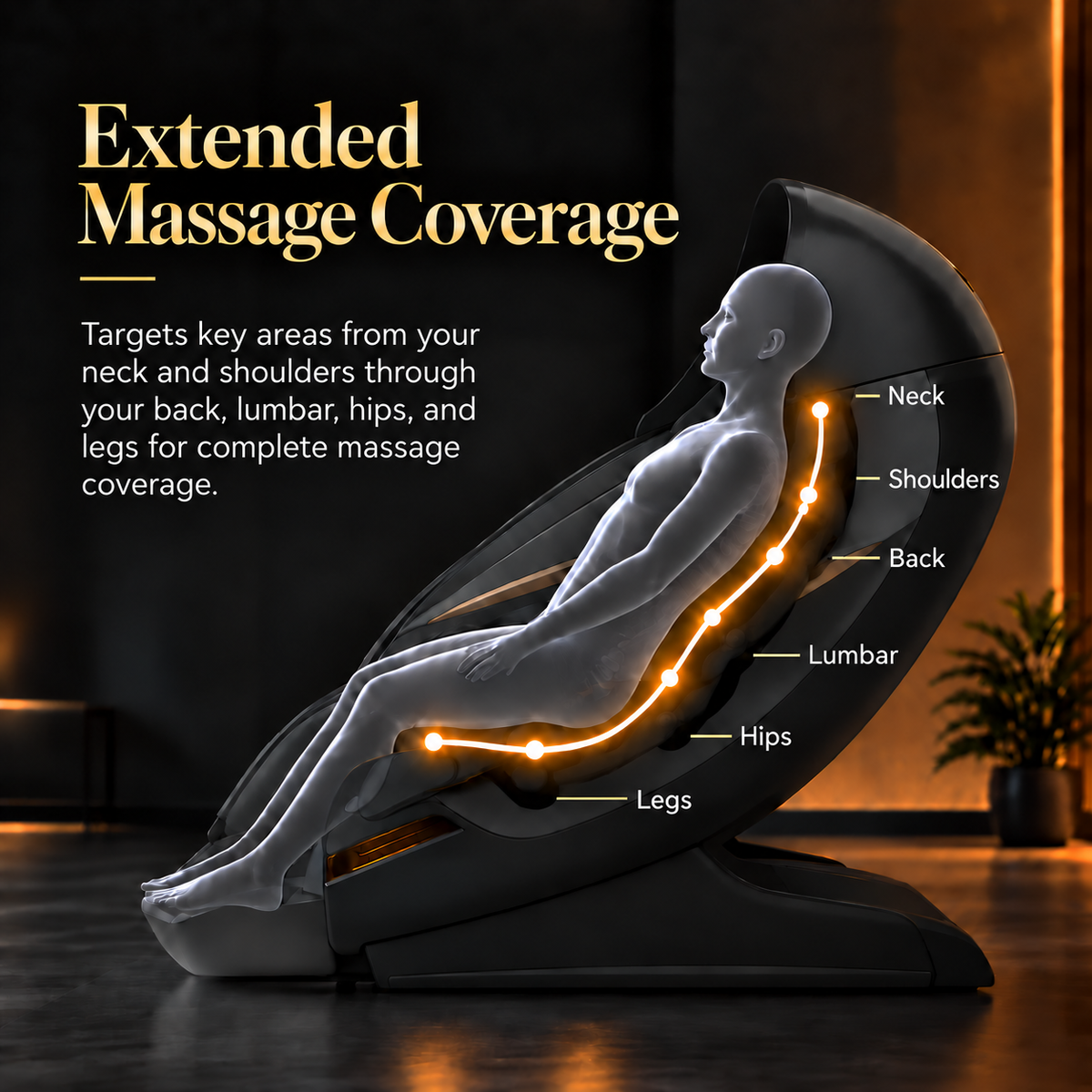 TruComfort OmniSense 4D Massage Chair — additional product view 3