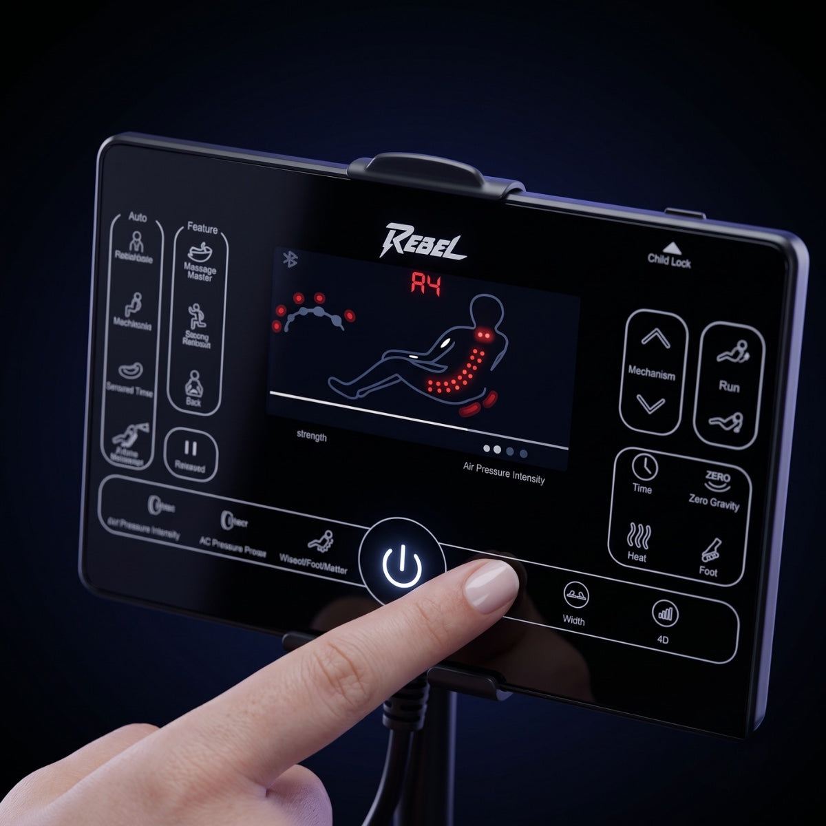 Rebel 4D SmartTouch tablet control